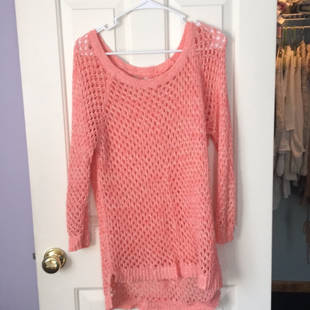American eagle crocheted sweater